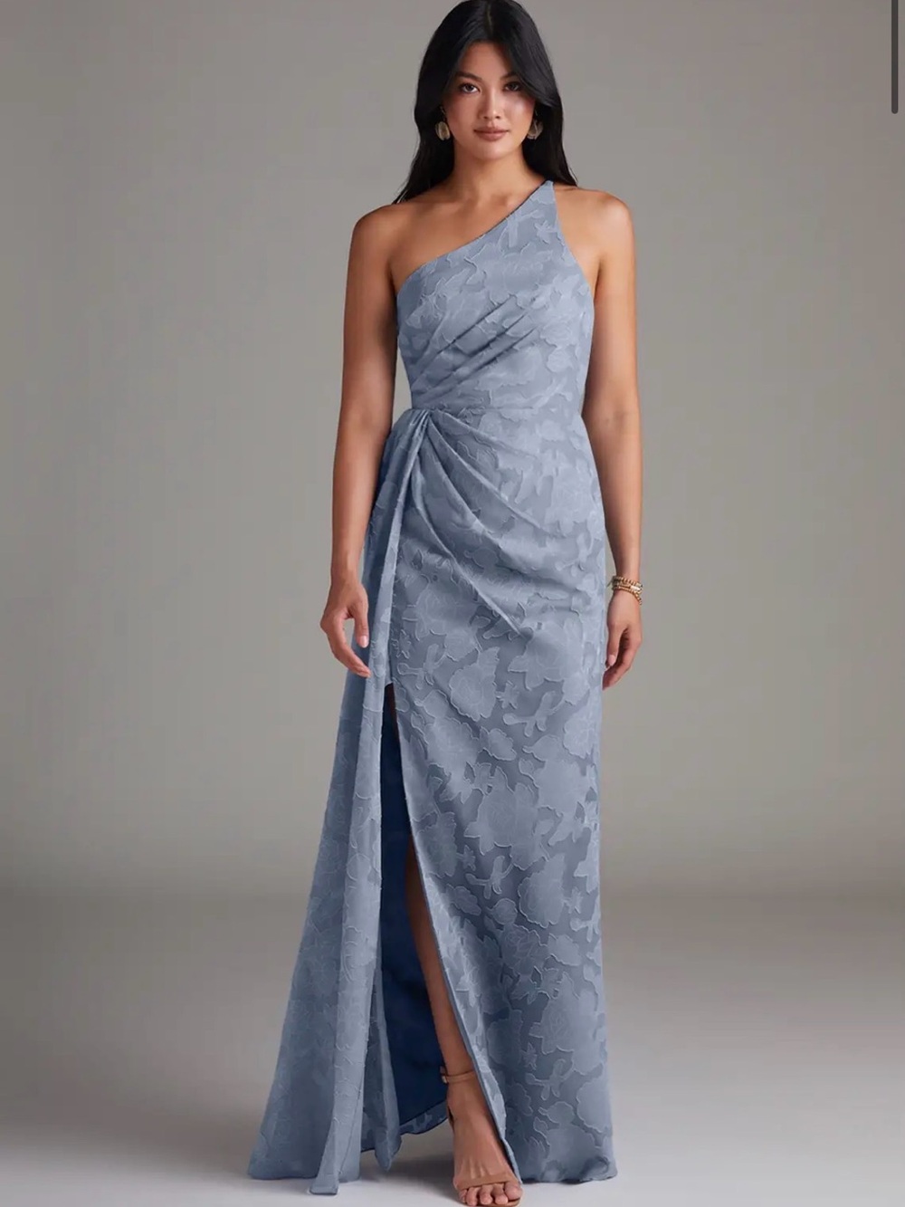 Azazie Mika Dusty Blue